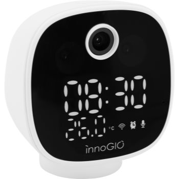  Monitorizarea bebelușului, innoGIO GIOSafety Smart Clock cameră Smart Wi-fi pentru locuință - Sellmag.ro