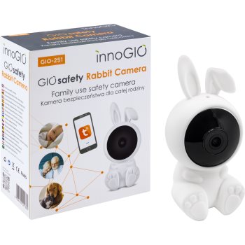  Monitorizarea bebelușului, innoGIO GIOSafety Rabbit cameră Smart Wi-fi pentru locuință - Sellmag.ro