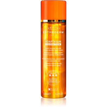 Institut Esthederm Adaptasun Golden Glow ulei stralucitor cu o protectie UV ridicata