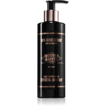 Institut Karité Paris Black Leather Exfoliating Liquid Soap sapun lichid exfoliant