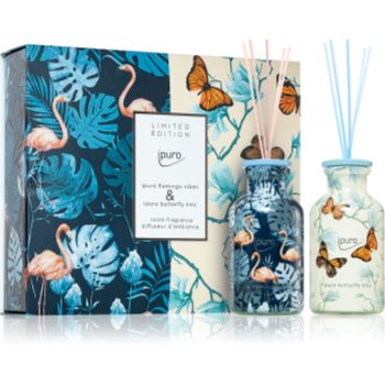 Ipuro animal collection butterfly & flamingo set cadou
