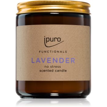 ipuro Functionals Lavender lumânare parfumată