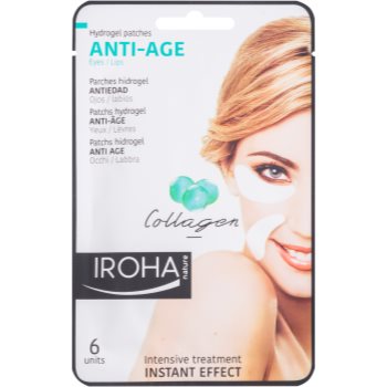 Iroha Anti-Age Collagen Mască anti-rid pentru zonele din jurul ochilor și al buzelor Iroha Nature Cosmetice și accesorii