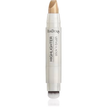 IsaDora Stick\'n Brush Highlighter Stick Strălucire cu pensula