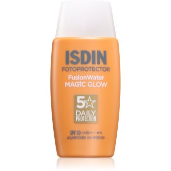 ISDIN Fotoprotector FusionWater Magic Glow fluid protecție SPF 50