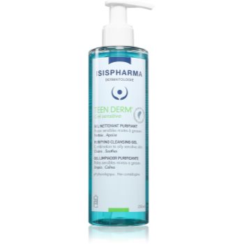 ISISPHARMA Teen Derm Gel Sensitive очищуючий гель для жирної шкіри зі схильністю до акне 250 мл