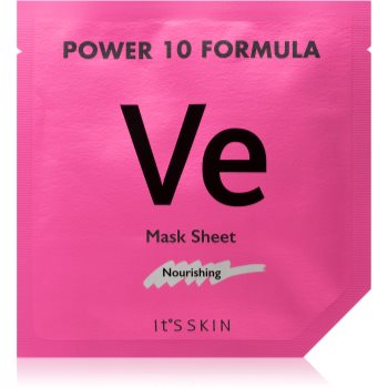 It´s Skin Power 10 Formula VE Effector mască textilă nutritivă pentru ten obosit It´s Skin