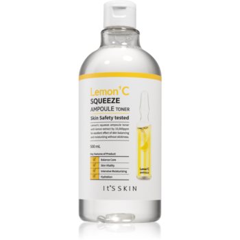 It´s Skin Lemon\' C Squeeze loțiune tonică exfoliantă pentru luminozitate si hidratare