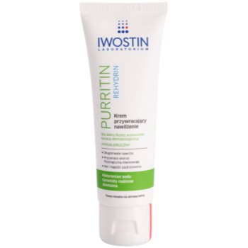 Iwostin Purritin Rehydrin crema hidratanta pentru piele uscata si iritata in urma tratamentului antiacneic