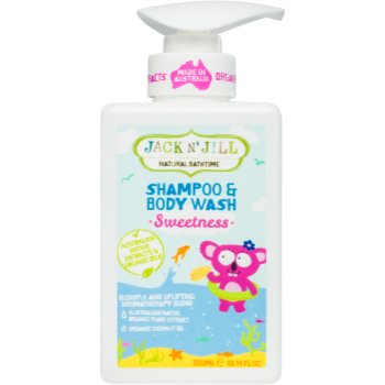 Jack N’ Jill Sweetness gel de duș și șampon delicat pentru copii 2 in 1 Jack N’ Jill