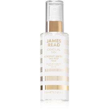 James Read Gradual Tan Coconut Water Tan Mist Face Spray pentru protectie facial