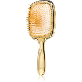 Janeke Gold Line Hairbrush with Mirror perie de par cu oglinda mica