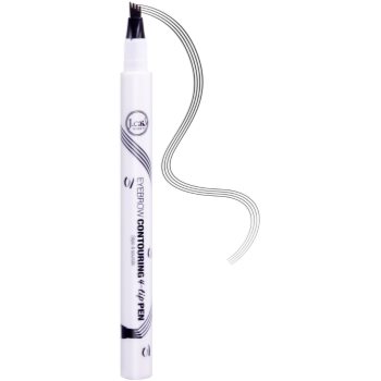 J.Cat Beauty Eyebrow Countouring 4-tip Pen fixare pe termen lung pentru sprâncene - 1 | YEO