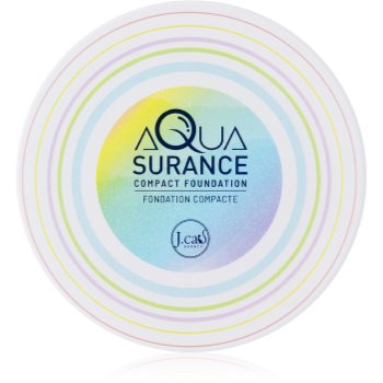 J.Cat Beauty Aquasurance pudra compacta pentru acoperire medie spre maxima