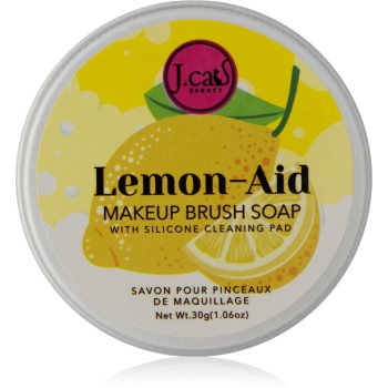 J.Cat Beauty Lemon-Aid detergent solid pentru bureți de machiaj și pensule