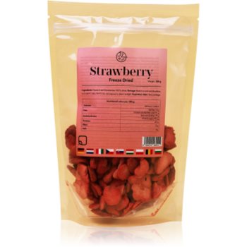 Să Mâncăm Sănătos Freeze Dried Strawberry fructe uscate prin congelare