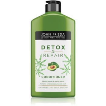 John Frieda Detox & Repair balsam detoxifiant pentru curățare pentru toate tipurile de păr