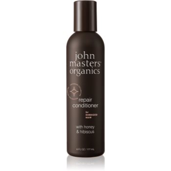 John Masters Organics Honey & Hibiscus balsam pentru regenerare pentru par deteriorat John Masters Organics imagine noua