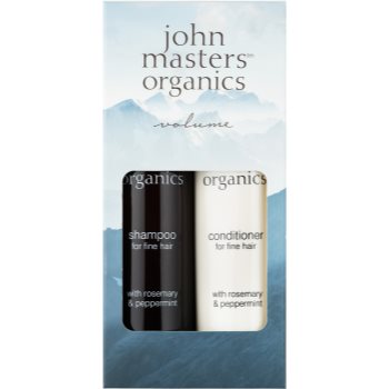 John Masters Organics Rosemary & Peppermint Volume Duo set cadou (pentru păr cu volum)