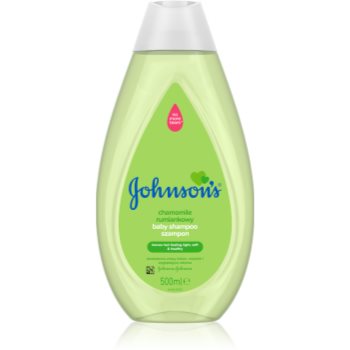 Johnson’s® Wash and Bath șampon fin, pentru nou-născuți și copii cu musetel