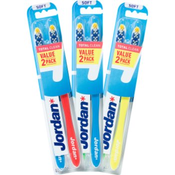 Jordan Total Clean Soft 2 pack perie de dinti - 1 | YEO