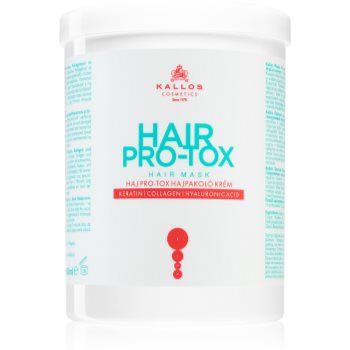 Kallos Hair Pro-Tox Masca pentru par deteriorat cu ulei de cocos, acid hialuronic si colagen