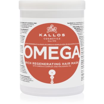 Kallos KJMN Professional Omega masca de par hranitoare cu ulei de macadamia si complex omega 6