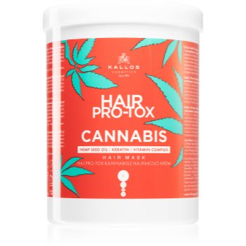 Kallos Hair Pro-Tox Cannabis masca de par regeneratoare cu ulei de canepa