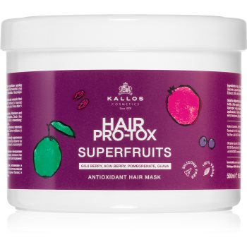 Kallos Hair Pro-Tox Superfruits masca pentru regenerare pentru par obosit fara stralucire