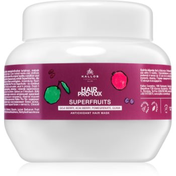 Kallos Hair Pro-Tox Superfruits masca pentru regenerare pentru par obosit fara stralucire