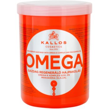 Kallos Omega masca de par hranitoare cu ulei de macadamia si complex omega 6 Kallos