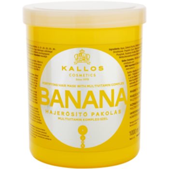 Kallos banana mască fortifiantă cu complex de multivitamine