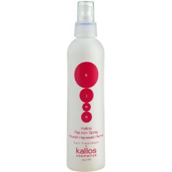 Kallos KJMN Professional Flat Iron Spray spray protector pentru modelarea termica a parului - 1 | YEO