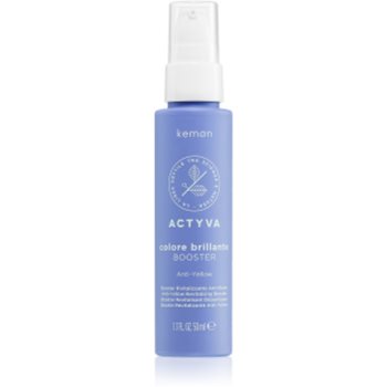 Kemon Actyva Anti-Yellow spray pentru păr neutralizeaza tonurile de galben