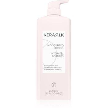 Kerasilk Essentials Repairing Shampoo Sampon Pentru Curatare Si Hranire A Parului Pentru Par Uscat Si Deteriorat
