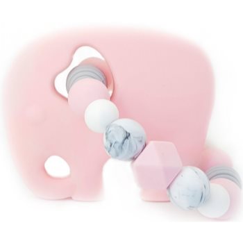Kidpro teether elephant pink jucărie pentru dentiție