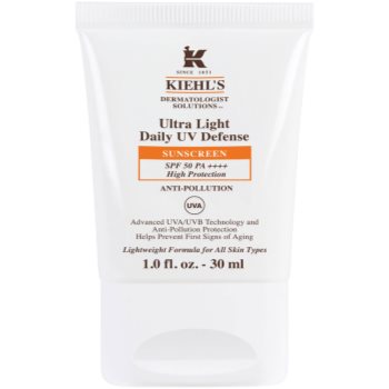 Kiehl\'s Ultra Light Daily UV Defense lichid protector ultra ușor pentru toate tipurile de ten, inclusiv piele sensibila