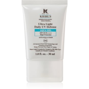 Kiehl\'s Dermatologist Solutions Ultra Light Daily UV Defense Aqua Gel SPF 50 PA++++ lichid protector ultra ușor SPF 50