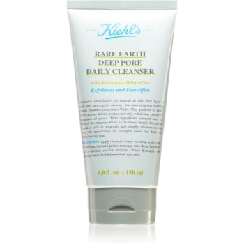 Kiehl's Rare Earth Deep Pore Daily Cleanser Crema Ditoxifianta De Curatare Pentru Micsorarea Porilor