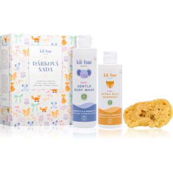 kii-baa® organic Bath Gift Set set cadou pentru nou-nascuti si copii