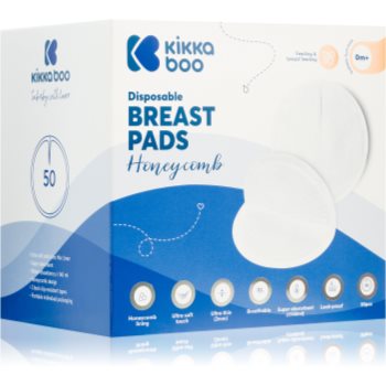 Kikkaboo Breast Pads Honeycomb inserții de unică folosință pentru sutien