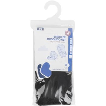 Kikkaboo Stroller Mosquito Net Black plasă de țânțari pentru cărucior