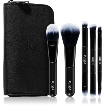 KIKO Milano Travel Brush Set set de pensule cu husă