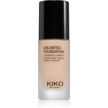 KIKO Milano Unlimited Foundation fard lichid de lunga durata cu efect matifiant