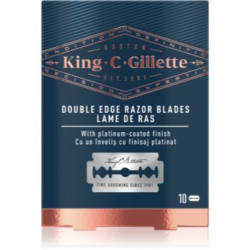 King C. Gillette Double Edge Razor Blades lame de rezerva King C. Gillette