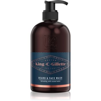 King C. Gillette Beard & Face Wash șampon pentru barbă King C. Gillette