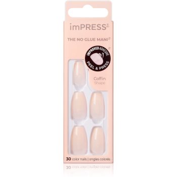 KISS imPRESS The No Glue Mani Medium unghii artificiale