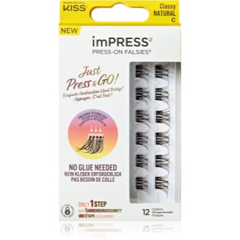 KISS imPRESS Just Press & GO ! pachet cu gene fără noduri autoadezive