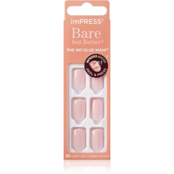 KISS imPRESS Bare but Better unghii artificiale autoadeziv