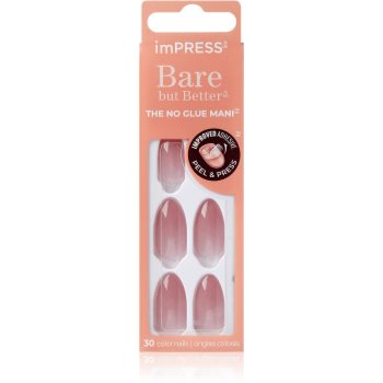 KISS imPRESS Bare but Better unghii artificiale